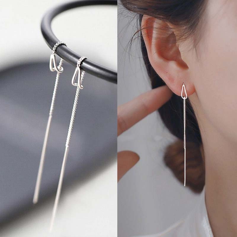 2026 New Gold Color Long Crystal Tassel Dangle Earrings for Women Wedding Drop Earring Fashion Jewelry Gifts
